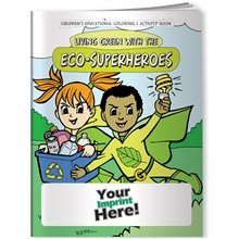 Coloring Book - Living Green With Eco - Superheroes