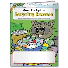 Coloring Book Meet Rocky the Recycling Raccoon