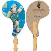 Comma Recycled Hand Fan - Paper Products
