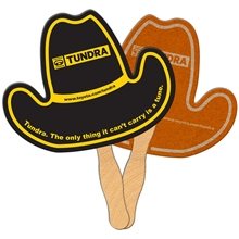 Cowboy Hat Recycled Hand Fan - Paper Products