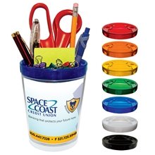 Desk Caddy with 4- Color Process Insert - Plastic