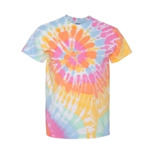 Dyenomite Multi - Color Spiral Short Sleeve T - shirt - COLORS