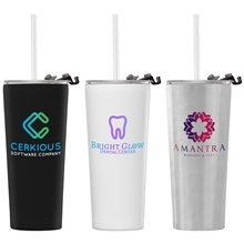 Excalibur - 22 oz Double - Wall Stainless Tumbler with Straw - ColorJet