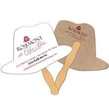 Fedora Recycled Hand Fan - Paper Products