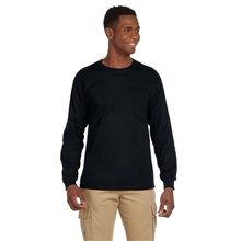 Gildan(R) Ultra Cotton(R) 6 oz Long - Sleeve Pocket T - Shirt - G2410 - COLORS