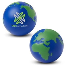 Globe Earth Shape Stress Ball