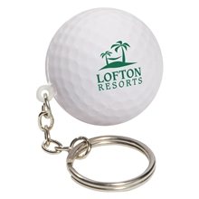 Golf Ball Key Chain - Stress Reliever