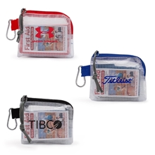 Golf Safety First Aid Kit in a Zippered Clear Nylon Bag