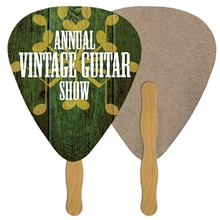 Guitar Pick Recycled Hand Fan - Paper Products