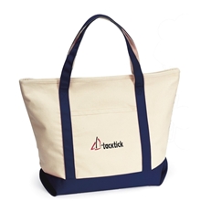 Harbor Cruise Tote Bag - Navy Blue