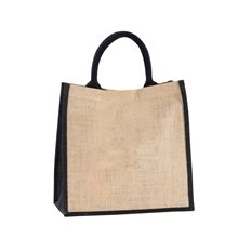 Natural Jute Shopper with Gusset