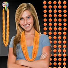 Mardi Gras Beads - Orange