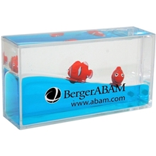 Mini Clownfish Liquid Wave Paperweight