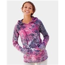 MV Sport - Womens Courtney Burnout V - Notch Hooded Sweatshirt - COLORS