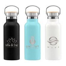 Oahu - 17 oz Double - Wall Stainless Canteen Bottle - Laser