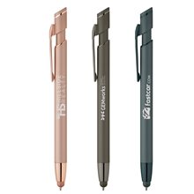 Pacific Softy Monochrome Metallic Pen w / Stylus