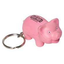 Pig Key Chain - Stress Reliever