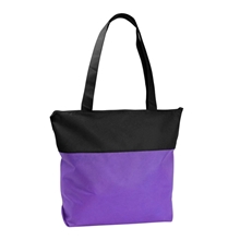 Poly Pro Two - Tone Zippered Tote