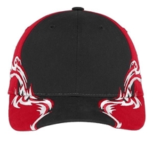 Port Authority Colorblock Racing Cap with Flames