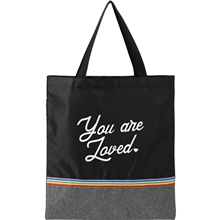 Rainbow rPET Convention Tote