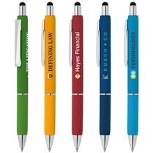 Serena Retractable Gel Stylus Pen - ColorJet