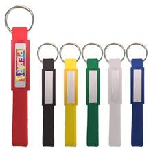 Silicone Key Tag With Dome