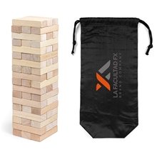 Stacking Puzzle Set with Polyester Pouch