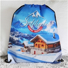 Sublimated Non - Woven Drawstring Backpack
