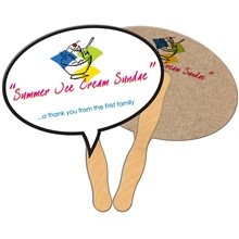 Thought Bubble Recycled Hand Fan - Paper Products