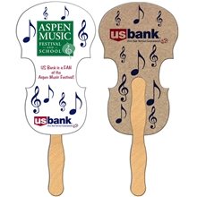 Violin Recycled Hand Fan - Paper Products
