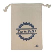 Weedy 100 Natural Cotton Drawstring Bag -6x9