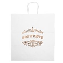 White 100 Recyclable Kraft Brute Bag