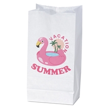 White Paper Peanut Bag USA Made - Summer Bags