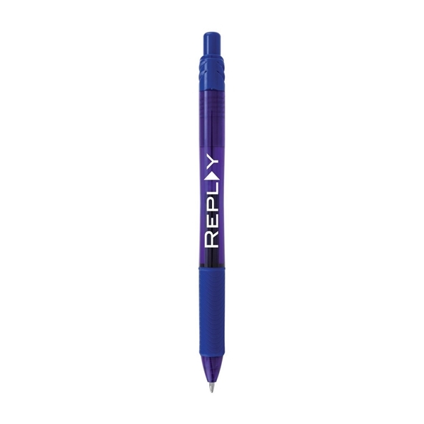 a blue/blue ink energel - x 1.0mm retractable gel ink pen